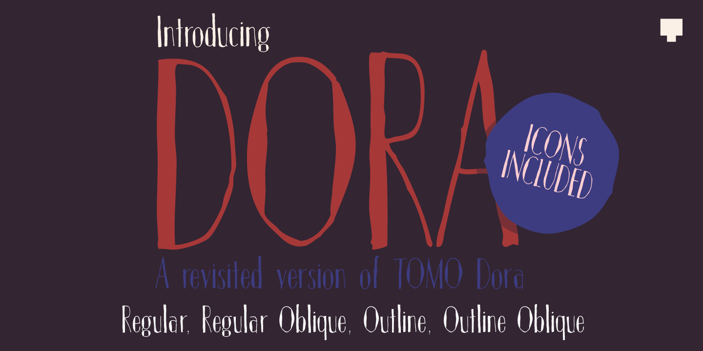 Пример шрифта TOMO Dora Sans #1